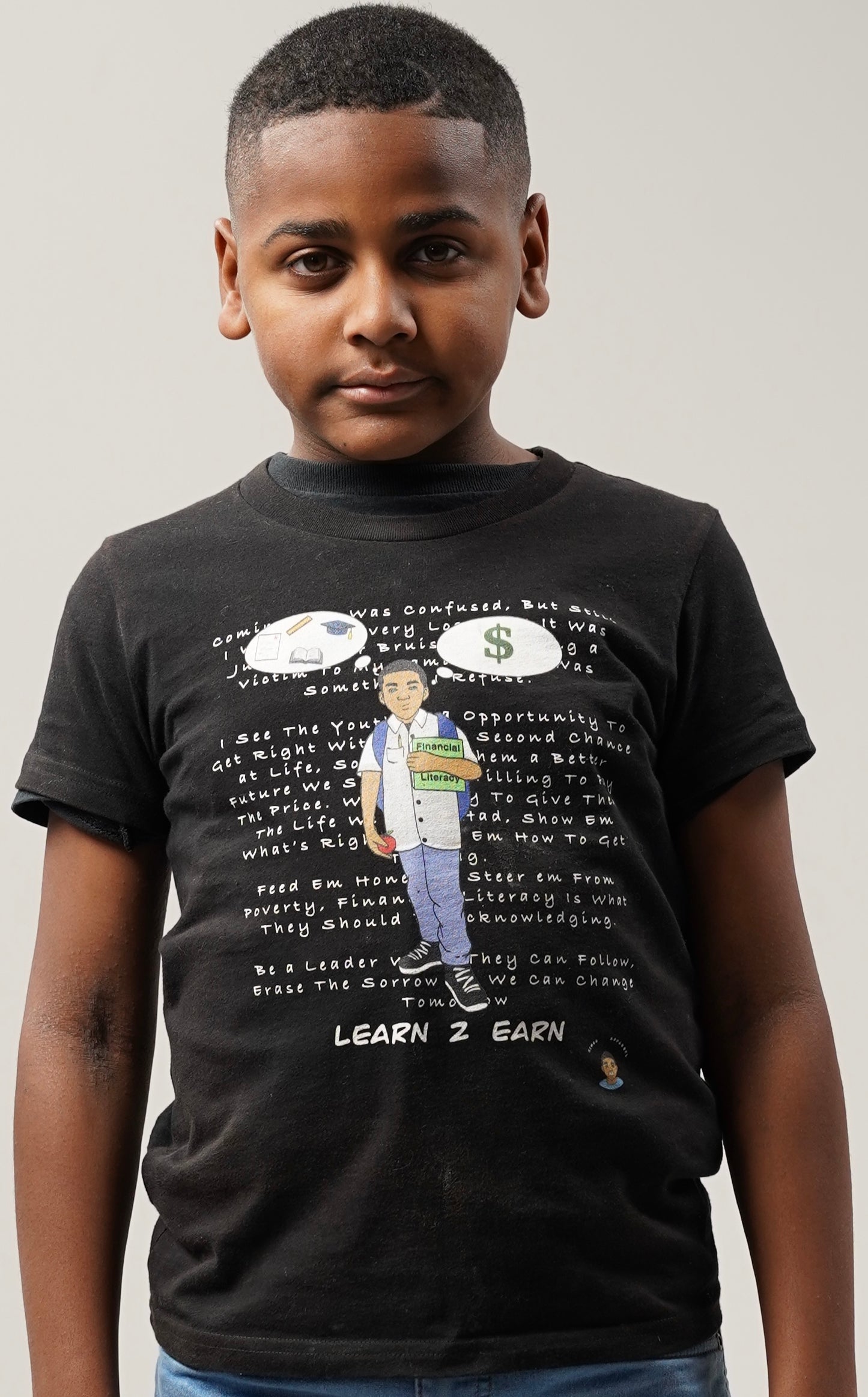 Learn 2 Earn Shirt (Kids)