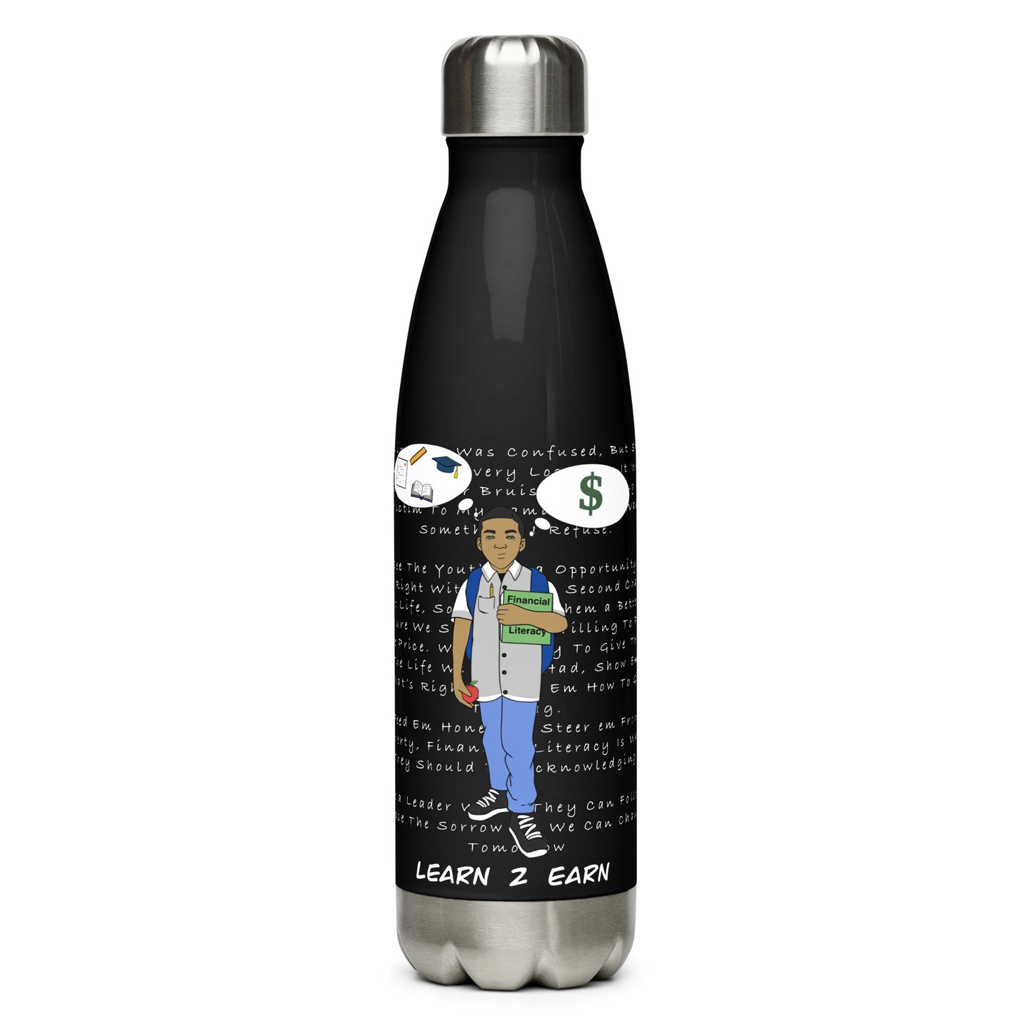 Stainless Steel S1mba Water Bottle