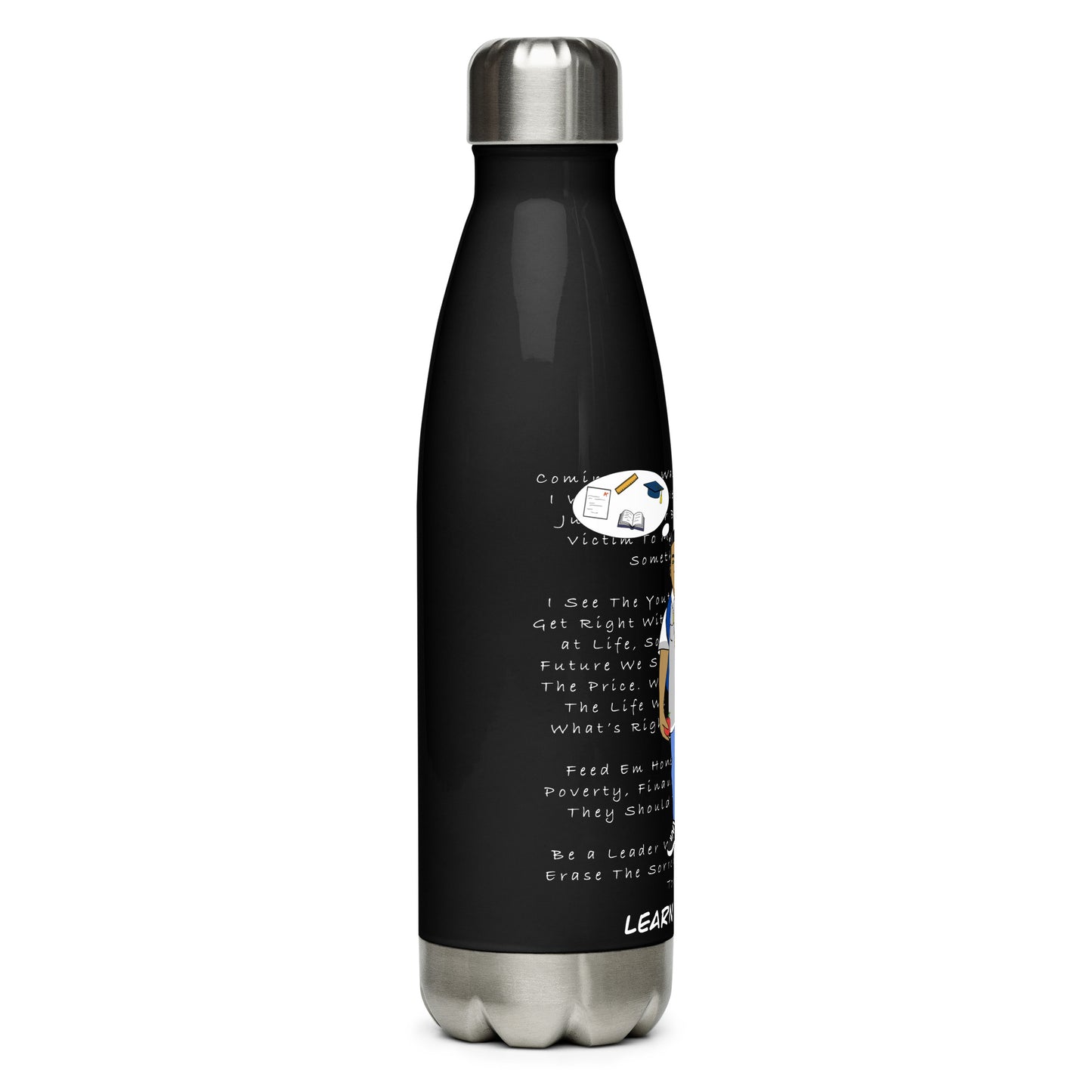 Stainless Steel S1mba Water Bottle